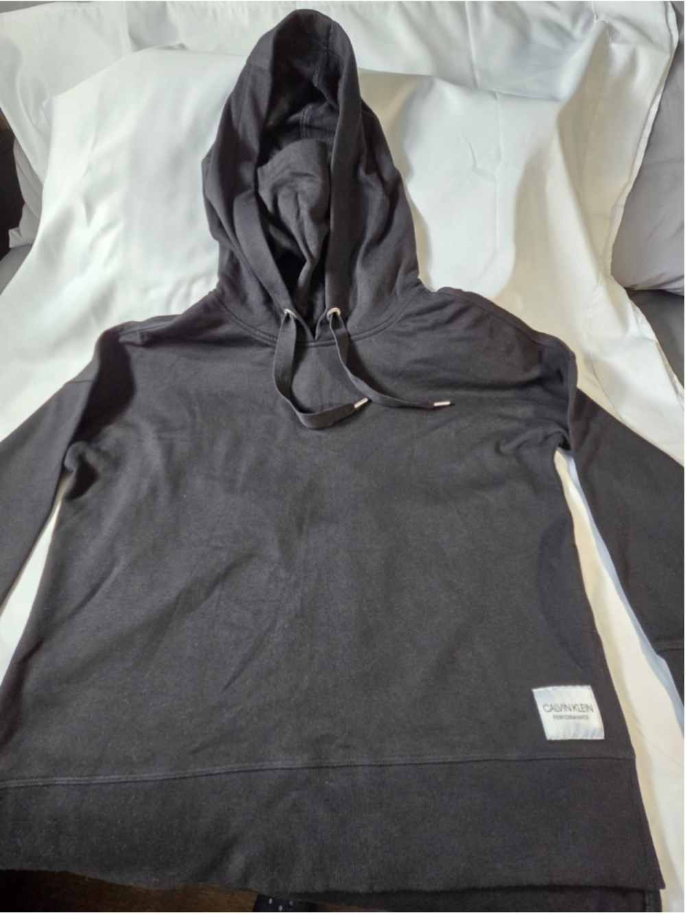 Calvin Klein Womens Activewear Performance Funnel Neck Hoodie Medium NWT #355